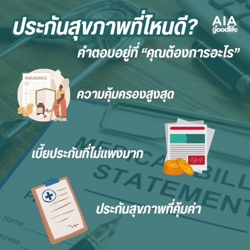 ประกันสุขภาพที่ไหนดี